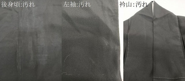 平和屋着物■豪華黒留袖　刺繍　飛鶴文　金彩　正絹　逸品　CABB2540xi