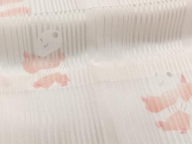 平和屋着物■長襦袢　無双仕立て　童子遊び　暈し染め　正絹　逸品　CABB2572xi