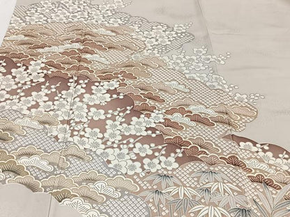 平和屋着物■豪華色留袖　松竹梅　暈し染め　金彩　正絹　逸品　CABB2583xi
