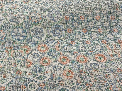 平和屋着物■上質な小紋　抽象花文　正絹　逸品　CABB2611xi