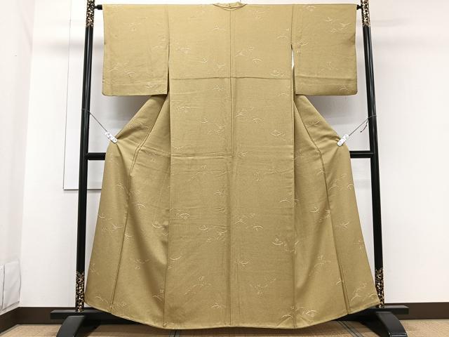 平和屋着物■上質な小紋　露芝文　正絹　逸品　CABB2686xi