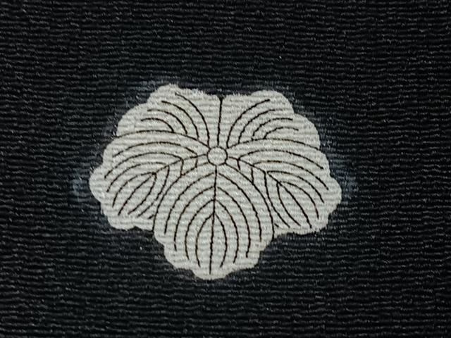 平和屋着物■豪華黒留袖　萬寿染　御所車花文　暈し染め　金彩　正絹　逸品　CABB2873xe