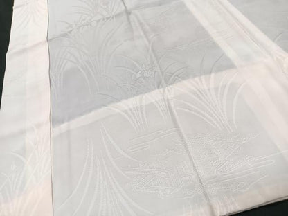 平和屋着物■長襦袢　無双仕立て　草花地紋　暈し染め　正絹　逸品　CABB2898xe