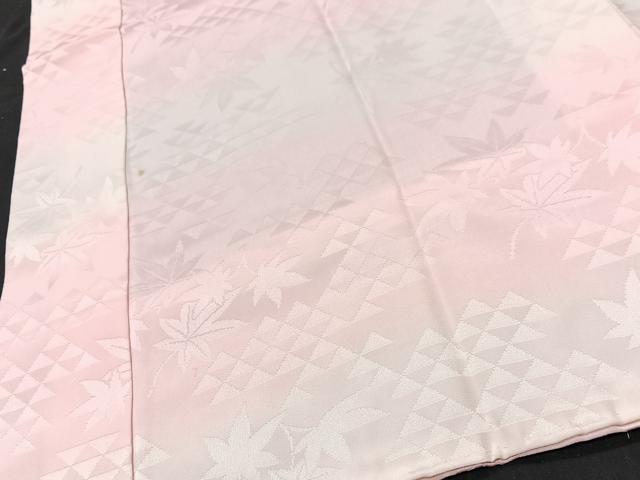 平和屋着物■長襦袢　袷　楓地紋　暈し染め　正絹　逸品　CABB2901xe