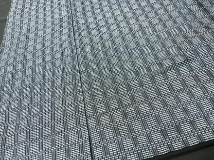 平和屋着物■上質な紬　幾何学文様　正絹　逸品　CABB2940xe