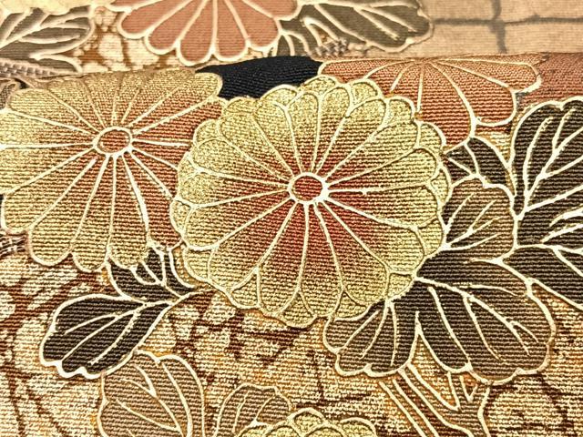 平和屋着物■豪華黒留袖　駒刺繍　エ霞松文　金彩　正絹　逸品　CABB3087xe