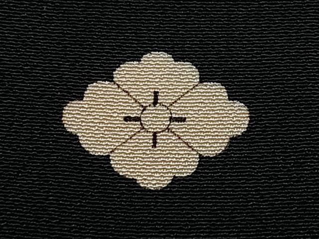 平和屋着物■豪華黒留袖　駒刺繍　花鳥文　金彩　正絹　逸品　CABB3112xe
