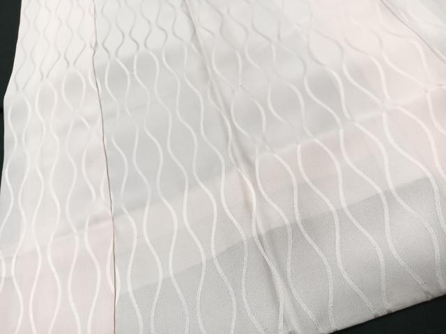平和屋着物■長襦袢　袷　立涌地紋　正絹　逸品　CABB3133xe