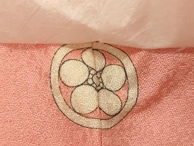 平和屋着物■上質な小紋　舞花文　金彩　正絹　逸品　未使用　CABB3255oy
