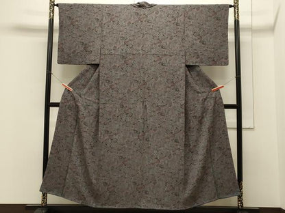 平和屋着物■上質な小紋 動物風景草木文 金彩 正絹 逸品 CABB3332oy