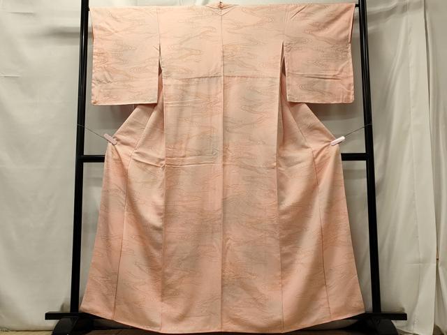 平和屋着物■上質な小紋 流水文 暈し染め 正絹 逸品 未使用 CABB3337oy
