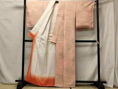 平和屋着物■上質な小紋 流水文 暈し染め 正絹 逸品 未使用 CABB3337oy