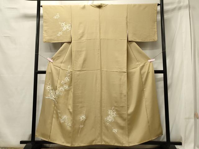 平和屋着物■訪問着 枝花文 正絹 逸品 CABB3530oy