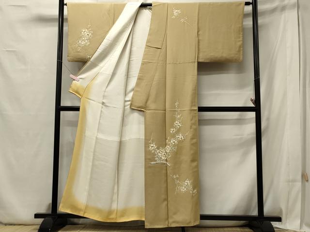 平和屋着物■訪問着 枝花文 正絹 逸品 CABB3530oy