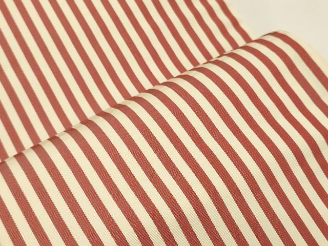 平和屋着物◎本場筑前博多織 両面 半幅帯 献上 証紙付き 正絹 逸品 CABB3556oy