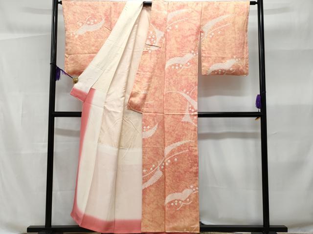 平和屋着物■上質な小紋　抽象文　暈し染め　正絹　逸品　CABB3638fb