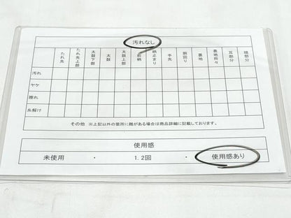 平和屋着物◎六通柄袋帯　立波文　金銀糸　正絹　逸品　CABB3728fb