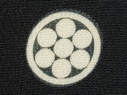 平和屋着物■豪華黒留袖 駒刺繍 檜扇文 金銀彩 正絹 逸品 CABB3761fb