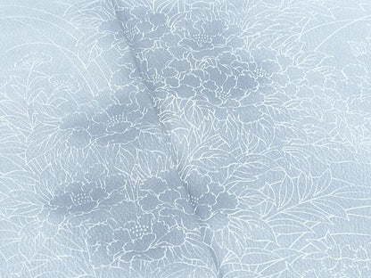 平和屋着物■訪問着　草花文　牡丹　暈し染め　正絹　逸品　CABB3827fb