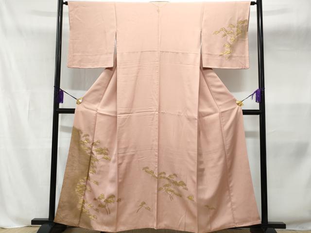平和屋着物■訪問着 立波枝松文 暈し染め 金彩 正絹 逸品 CABB3865fb