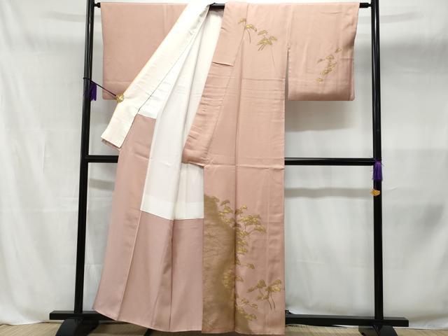 平和屋着物■訪問着 立波枝松文 暈し染め 金彩 正絹 逸品 CABB3865fb
