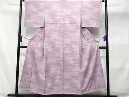 平和屋着物■上質な小紋 霞文 暈し染め 正絹 逸品 CABB3889fb