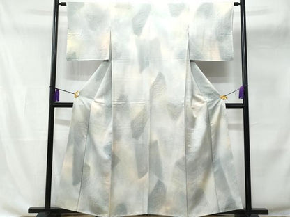 平和屋着物■上質な小紋　切嵌芒文　暈し染め　正絹　逸品　CABB3909fb