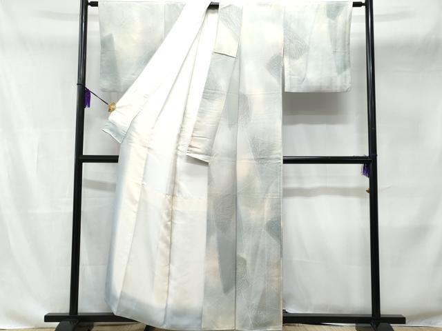 平和屋着物■上質な小紋　切嵌芒文　暈し染め　正絹　逸品　CABB3909fb