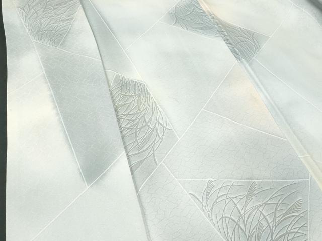平和屋着物■上質な小紋　切嵌芒文　暈し染め　正絹　逸品　CABB3909fb