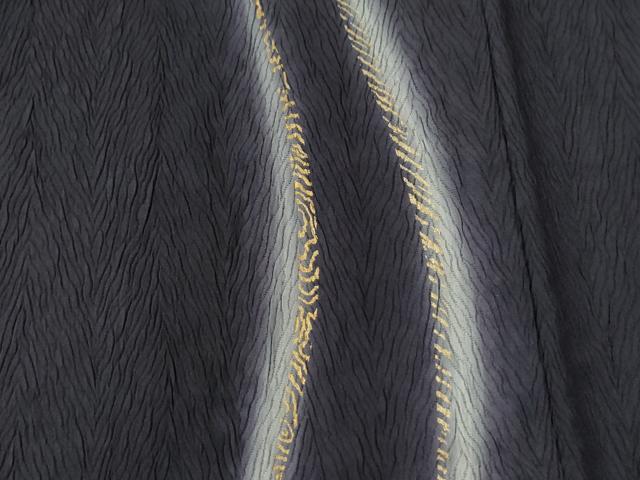 平和屋着物●訪問着　杢目文様　よろけ縞　暈し染め　金彩　正絹　逸品　CABB4002yc 平和屋着物○訪問着 杢目文様 よろけ縞 暈し染め 金彩 正絹