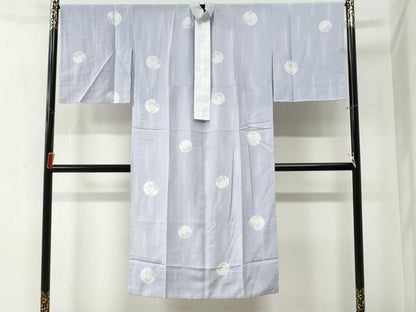 平和屋着物●長襦袢　無双仕立て　草花丸文　半衿刺繍　正絹　逸品　未使用　CABB4004yc