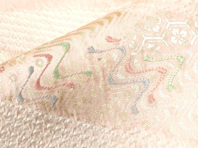 平和屋着物○訪問着 総絞り 吉祥花文 金彩 正絹 逸品 未使用