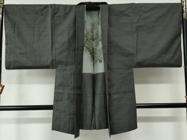 平和屋着物○男性 本場大島紬 アンサンブル 80亀甲 総詰め くぼた謹製