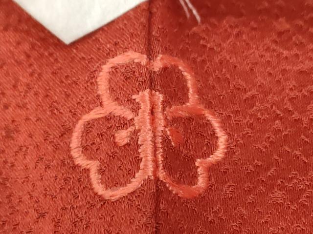 平和屋着物●上質な色無地　深緋色　正絹　逸品　未使用　CABB4018yc