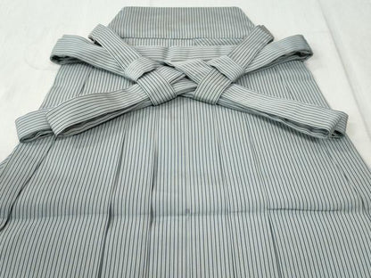 平和屋着物●男性　馬乗り袴　間道　正絹　逸品　CABB4026yc