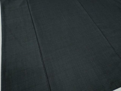 平和屋着物●男性　紬　アンサンブル　80亀甲　総詰め　正絹　逸品　CABB4029yc