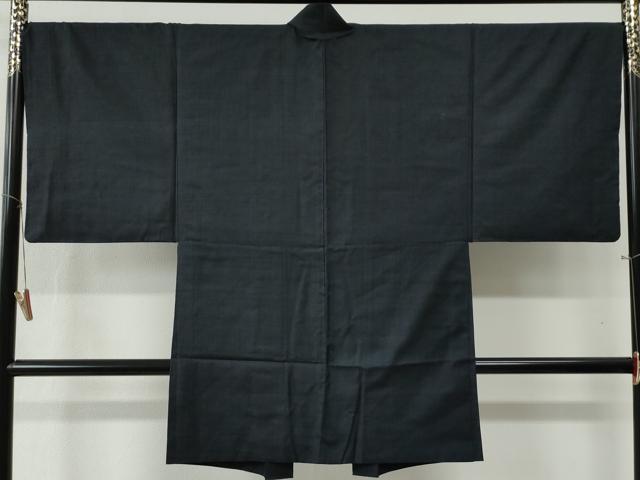 平和屋着物●男性　紬　アンサンブル　80亀甲　総詰め　正絹　逸品　CABB4029yc