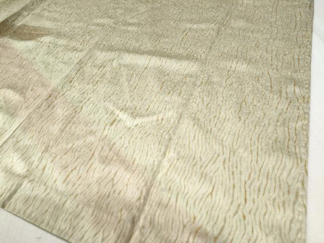 平和屋着物○訪問着 総刺繍 杢目絞り 霞鳳凰更紗花唐草