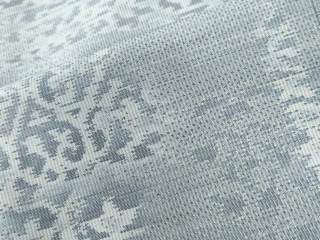 平和屋着物●都喜ヱ門　本場大島紬　白大島　7マルキ　総絣　吉祥文　藤絹織物謹製　正絹　逸品　CABB4040yc 平和屋着物○都喜ヱ門 本場大島紬 白大島 7マルキ 総絣