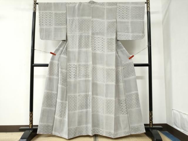 平和屋着物●上質な小紋　吉祥文　暈し染め　正絹　逸品　CABB4044yc 平和屋着物○上質な小紋 吉祥文 暈し染め 正絹 逸品 CABB4044yc