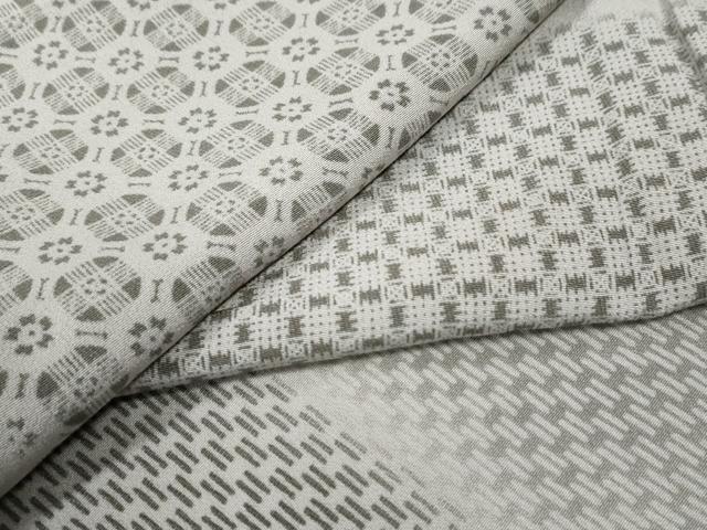 平和屋着物○上質な小紋 吉祥文 暈し染め 正絹 逸品 CABB4044yc