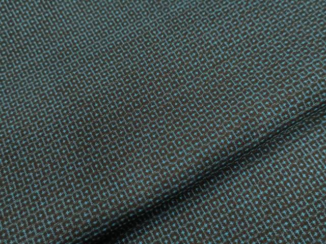 平和屋着物○男性 本場大島紬 アンサンブル 100亀甲 総詰め 正絹 逸品