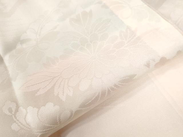 平和屋着物○振袖用長襦袢 無双仕立て 花唐草地紋 暈し染め 正絹