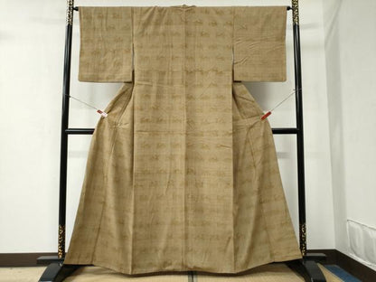 平和屋着物●上質な紬 有栖川 正絹 逸品 CABB4059yc