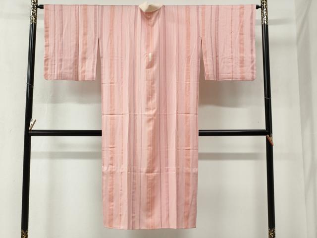 平和屋着物●長襦袢　無双仕立て　縞　正絹　逸品　CABB4066yc 平和屋着物○長襦袢 無双仕立て 縞 正絹 逸品 CABB4066yc