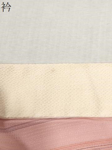 平和屋着物○長襦袢 無双仕立て 縞 正絹 逸品 CABB4066yc