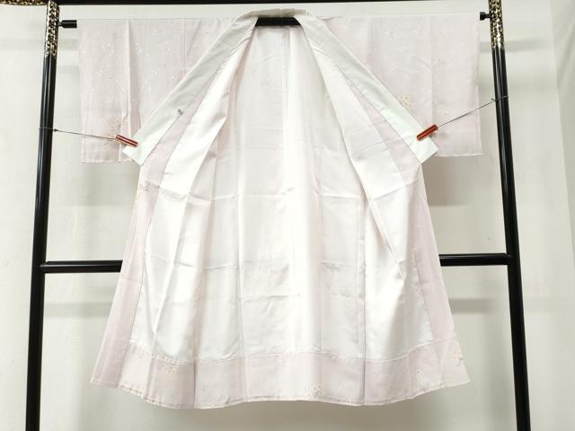 平和屋着物○長襦袢 袷 舞桜文 さが美扱い 正絹 逸品 未使用 CABB4069yc