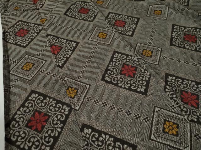 平和屋着物●本場大島紬　龍郷絣　正絹　逸品　未使用　CABB4076yc 平和屋着物○本場大島紬 龍郷絣 正絹 逸品 未使用 CABB4076yc