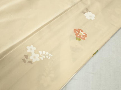 平和屋着物●創業460年・千總　訪問着　駒刺繍　鬘帯吉祥草花文　暈し染め　金彩　ますいわ屋扱い　ロング丈　正絹　逸品　CABB4083yc