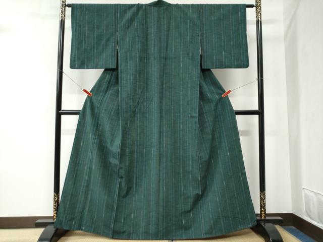 平和屋着物●上質な紬　縞　正絹　逸品　CABB4102yc 平和屋着物○上質な紬 縞 正絹 逸品 CABB4102yc